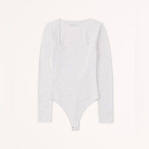 Abercrombie & Fitch Bodysuit heather grey